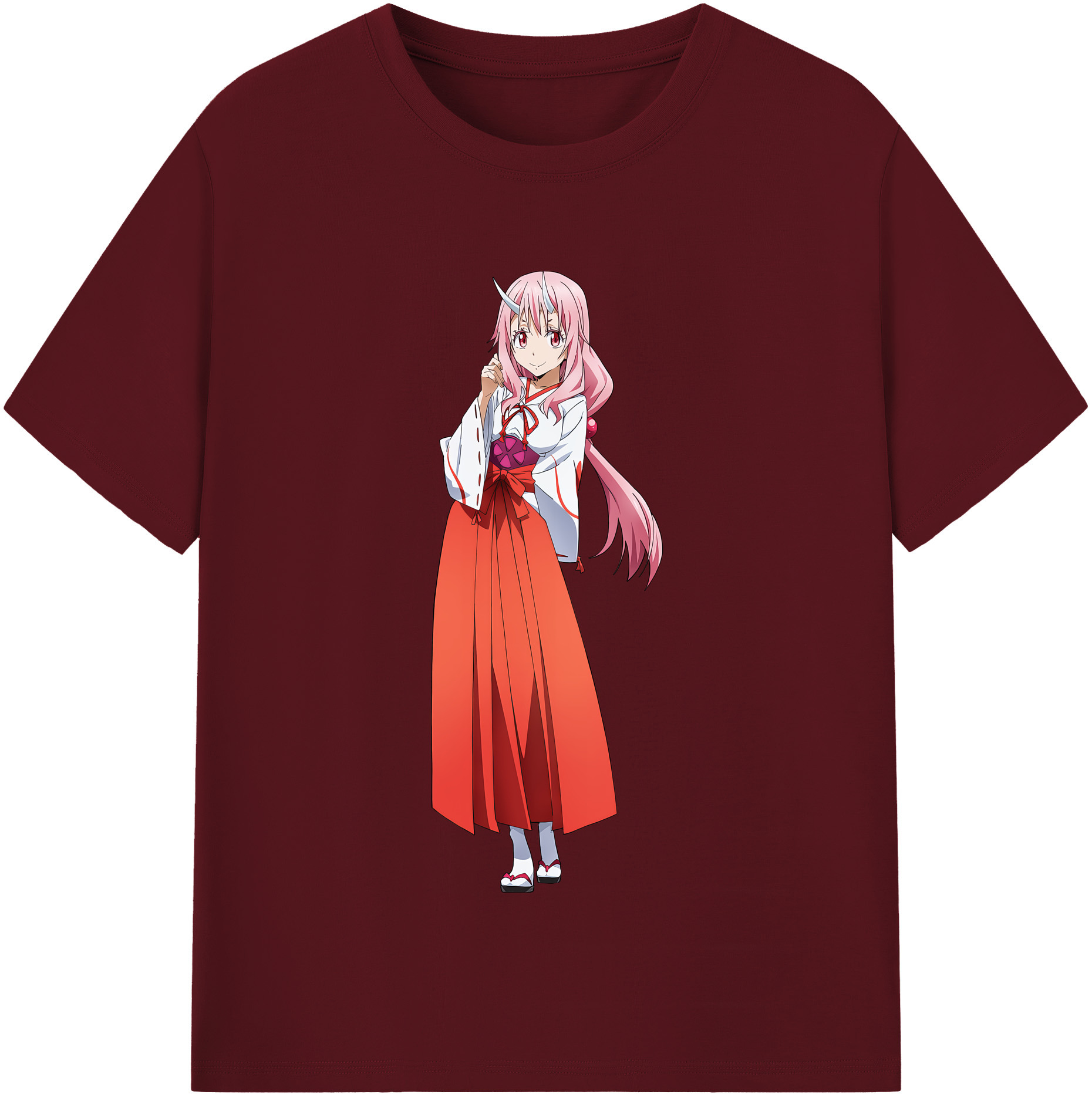 （画像用） 転スラ Regarding Reincarnated to Slime 綿100％半袖Tシャツ（フロントプリント）